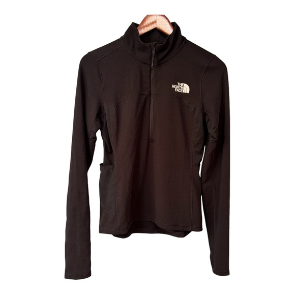 The North Face Black Sunriser Quarter Zip Long Sleeve Top Pullover. Women Small - Picture 14 of 14